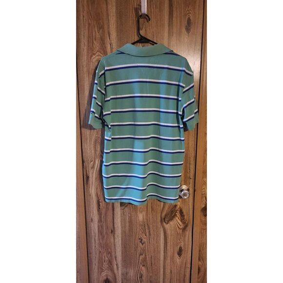 Tommy Hilfiger green striped collard shirt - Picture 6 of 6
